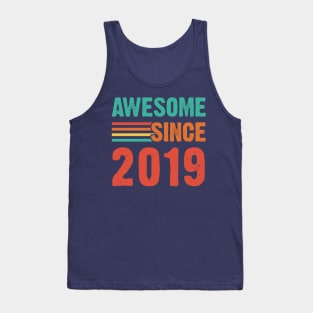 Vintage Awesome Since 2019 Tank Top